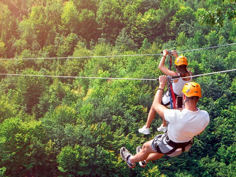 Ziplining